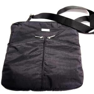 Baggallini Multi-Pocket Adjustable Crossbody Black Bag Organizer Lightweight